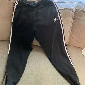 Black adidas jogger sweatpants